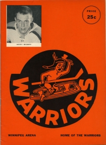 Winnipeg Warriors 1958-59 game program