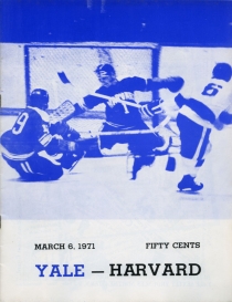 Yale University 1970-71 game program