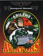 Abilene Aviators 1998-99 program cover