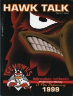 Adirondack IceHawks 1999-00 program cover