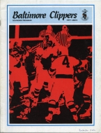 Baltimore Clippers 1970-71 program cover