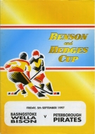 Basingstoke Bison 1997-98 program cover