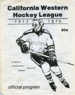 Bay Blazers 1977-78 program cover