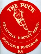 Belleville Rockets 1949-50 program cover
