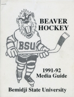 Bemidji State University 1991-92 program cover