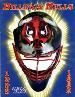 Billings Bulls 1998-99 program cover