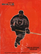 Birmingham Bulls 1992-93 program cover