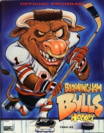 Birmingham Bulls 1994-95 program cover