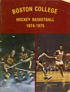 Boston College 1974-75 program cover