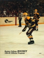 Boston College 1984-85 program cover