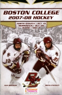 Boston College 2007-08 program cover