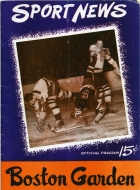 Boston Olympics 1945-46 program cover