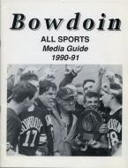 Bowdoin College 1990-91 program cover