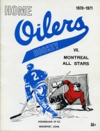 Bridgeport Home Oilers 1970-71 program cover