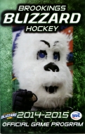Brookings Blizzard 2014-15 program cover