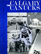 Calgary Canucks 1973-74 program cover
