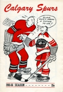 Calgary Spurs 1965-66 program cover