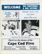 Cape Codders 1975-76 program cover