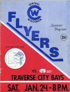 Central Wisconsin Flyers 1975-76 program cover