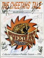 Chicago Cheetahs 1993-94 program cover