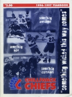 Chilliwack Chiefs 1996-97 program cover