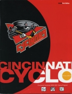 Cincinnati Cyclones 2000-01 program cover