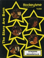 Cincinnati Stingers 1977-78 program cover
