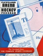 Cleveland Barons 1950-51 program cover