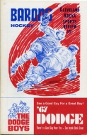 Cleveland Barons 1966-67 program cover