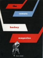 Clinton Comets 1955-56 program cover