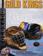 Colorado Gold Kings 1998-99 program cover
