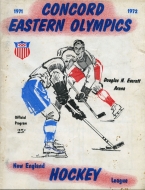 Concord Eastern Olympics 1971-72 program cover