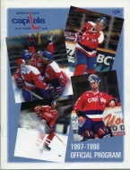 Cowichan Valley Capitals 1997-98 program cover