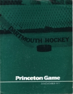 Dartmouth College 1977-78 program cover