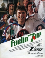 Dauphin Kings 1983-84 program cover