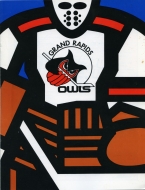 Grand Rapids Owls 1977-78 program cover