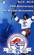 Des Moines Buccaneers 2014-15 program cover