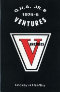 Dixie Ventures 1974-75 program cover