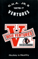 Dixie Ventures 1976-77 program cover