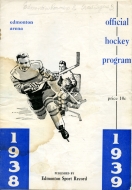 Edmonton Athletic Club 1938-39 program cover