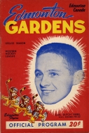 Edmonton Flyers 1952-53 program cover