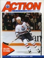 Edmonton Oilers 1989-90 program cover