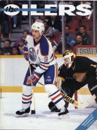 Edmonton Oilers 1993-94 program cover