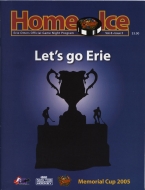 Erie Otters 2004-05 program cover