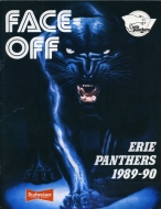 Erie Panthers 1989-90 program cover