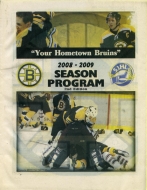 Estevan Bruins 2008-09 program cover
