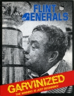 Flint Generals 1981-82 program cover