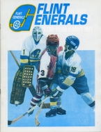 Flint Generals 1982-83 program cover