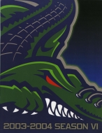 Florida Everblades 2003-04 program cover