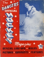 Fort Worth Rangers 1948-49 program cover